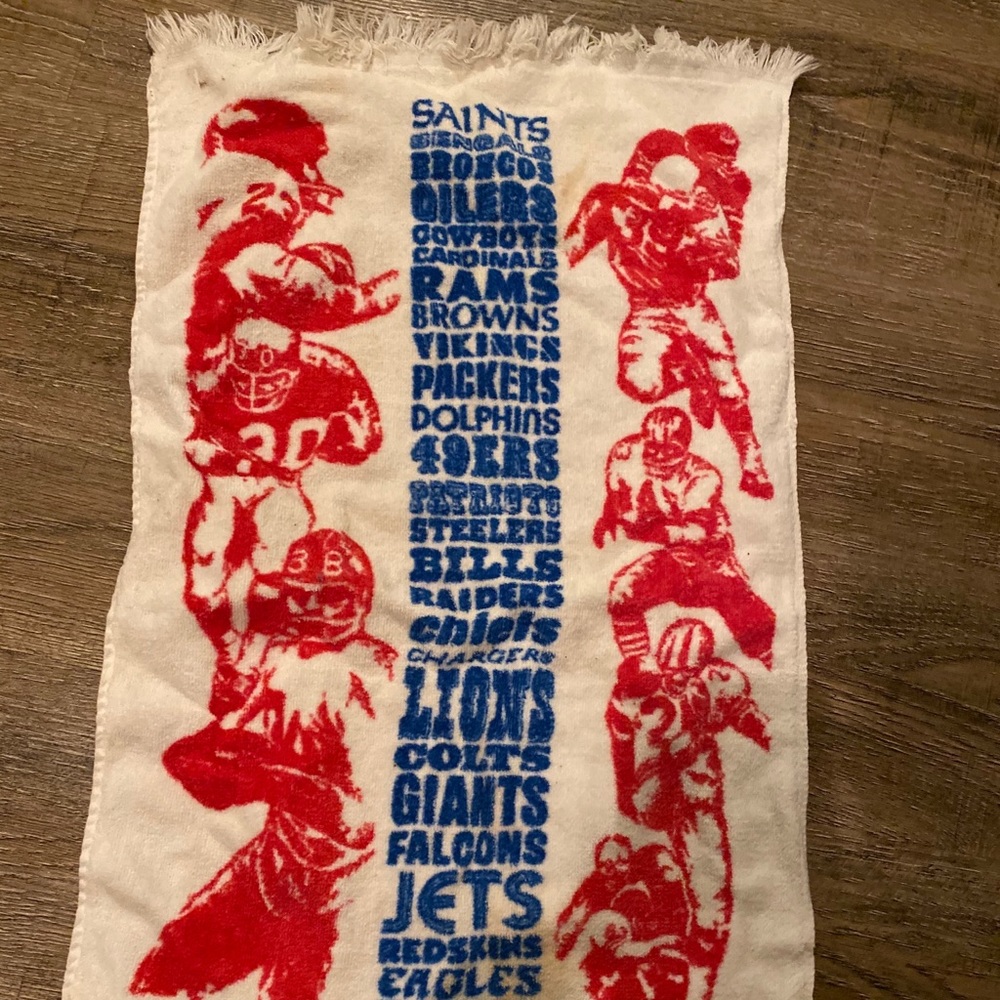 Vintage NFL Team Hand Towel